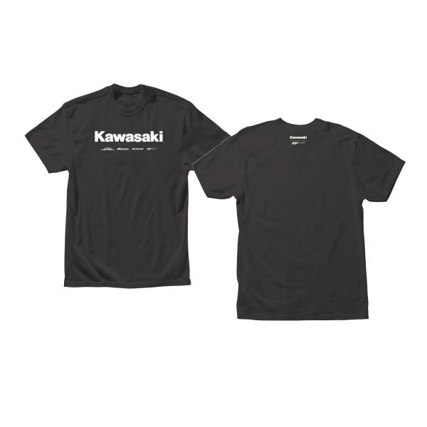 D-COR - KAWASAKI RACING TSHIRT BLACK 2X - Image 1