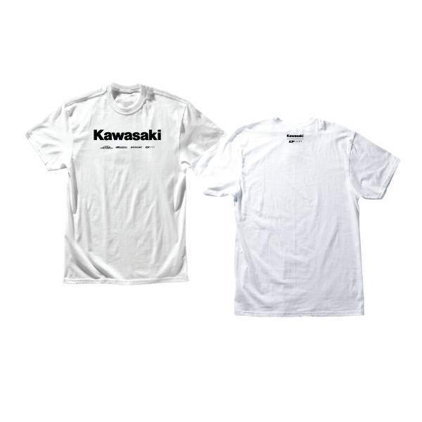 D-COR - KAWASAKI RACING TSHIRT WHITE 2X - Image 1