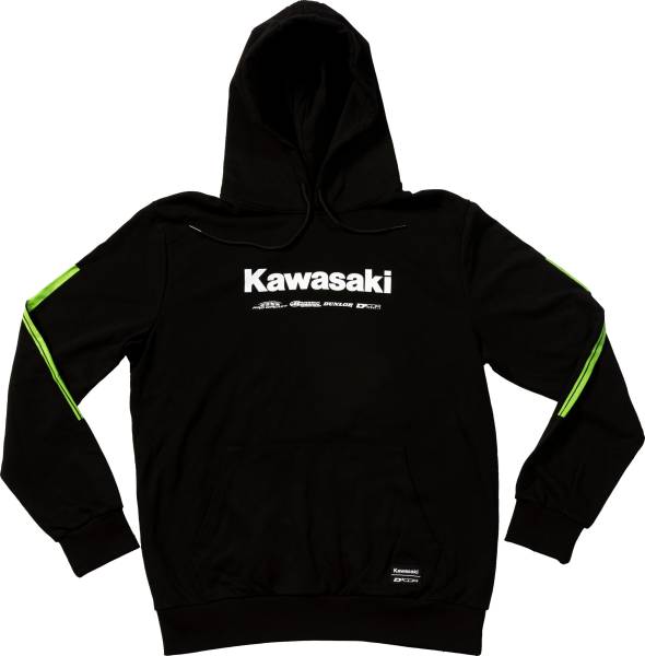 D-COR - KAWASAKI RACING SWEATSHIRT BLACK MD - Image 1