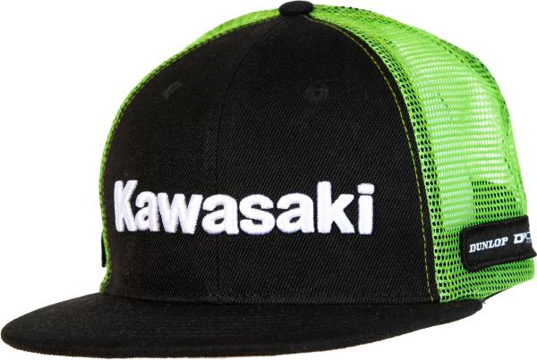 D-COR - KAWASAKI HAT LINE SNAPBACK BLACK - Image 1