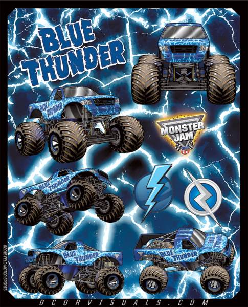 D-COR - MONSTER JAM DECAL SHEET - Image 1