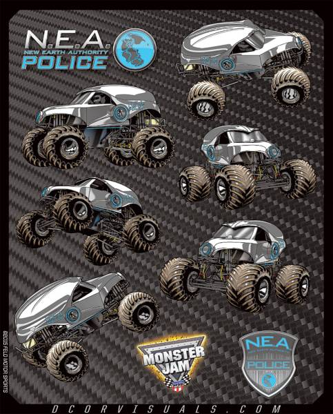 D-COR - MONSTER JAM DECAL SHEET - Image 1