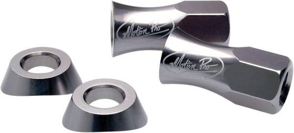 MOTION PRO - LITELOC RIM NUT AND WASHER 12MM SILVER - Image 1