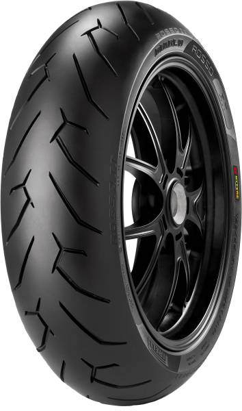 PIRELLI - TIRE DIABLO ROSSO II REAR 140/70R17 66H (OE) RADIAL - Image 1