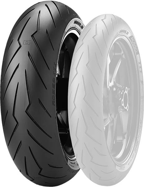 PIRELLI - TIRE DIABLO ROSSO III REAR 140/70/ZR17 (66H) RADIAL - Image 1