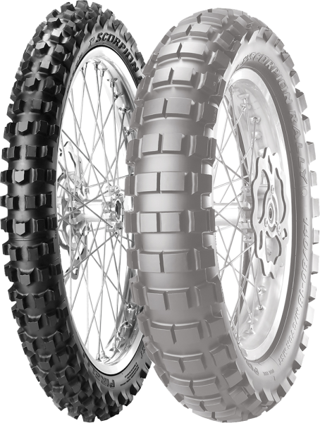 PIRELLI - TIRE SCORPION RALLY FRONT 110/80R18 58H TL RADIAL - Image 1