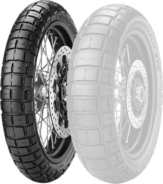 PIRELLI - TIRE RALLY STR FRONT 120/70R19 60V RADIAL - Image 1