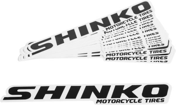 SHINKO - 6" SHINKO DECAL - BLACK PACK OF 20 - Image 1