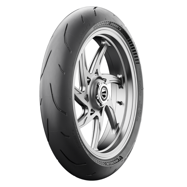 MICHELIN - TIRE POWER GP2 FRONT 120/70ZR17 (58W) RADIAL TL - Image 1