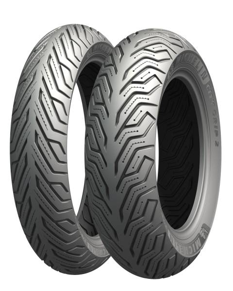 MICHELIN - TIRE CITY GRIP 2 FRONT/REAR 110/90-12 M/C 64S TL - Image 1