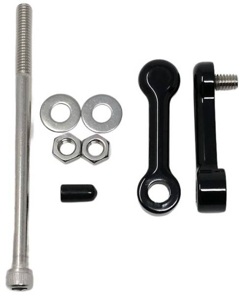 DK CUSTOM PRODUCTS - BILLET TANK LIFT KIT 3" `04-UP XL POWDER COAT BLK - Image 1