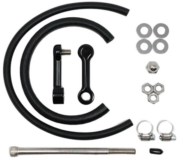 DK CUSTOM PRODUCTS - BILLET TANK LIFT KIT 2" `10-17 DYNA POWDER COAT BLK - Image 1