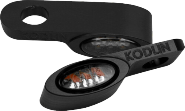 KODLIN USA - BLACK ELYPSE LED 2-1 UNIVERSAL TURN SIGNALS - Image 1