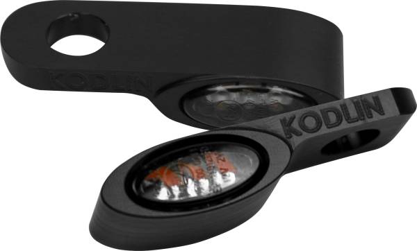 KODLIN USA - BLACK ELYPSE LED TURN SIGNALS UNIVERSAL - Image 1