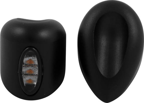 KODLIN USA - BLACK ELYPSE TURN SIGNALS `15-UP FLTR, `22-UP FXLRST - Image 1