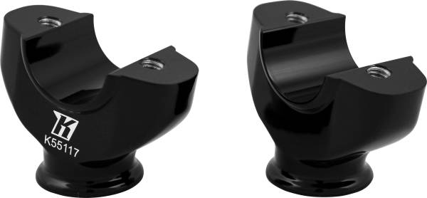 KODLIN USA - LOWER RISERS FOR HD M8 FXBR BLACK BREAKOUTS 2018-2021 - Image 1