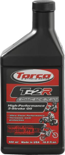 TORCO - T-2R HIGH-PERFORMANCE 2-STROKE OIL 500ML - Image 1