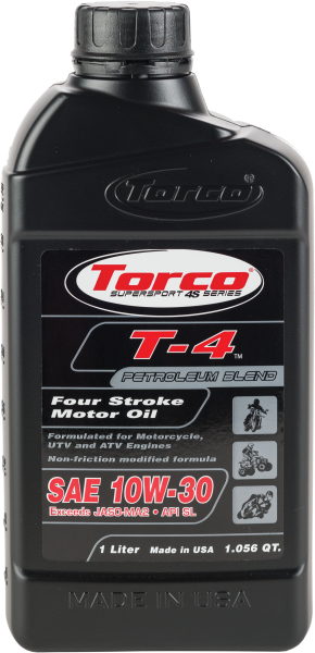 TORCO - T-4 4-STROKE MOTOR OIL 10W30 1L - Image 1