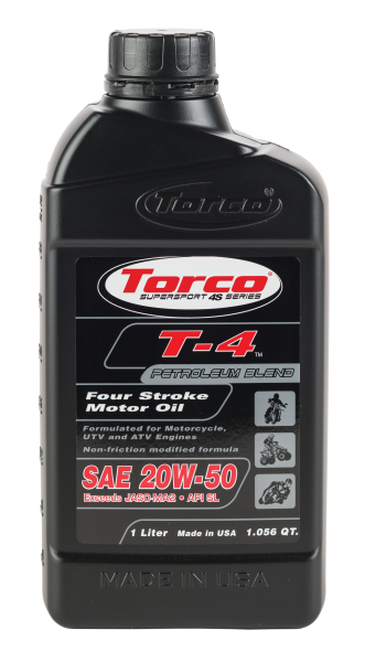 TORCO - T-4 4-STROKE MOTOR OIL 20W-50 1L - Image 1