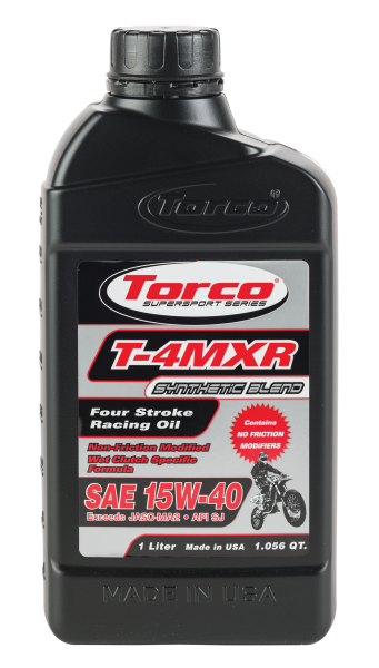 TORCO - T-4MXR 4-STROKE RACING OIL 15W -40 1L - Image 1