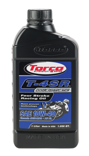 TORCO - T-4SR 4-STROKE RACING OIL 10W-40 1L - Image 1