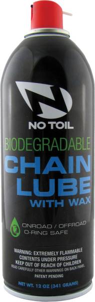 NO TOIL - BIODEGRADABLE CHAIN LUBE W/WAX 12OZ - Image 1