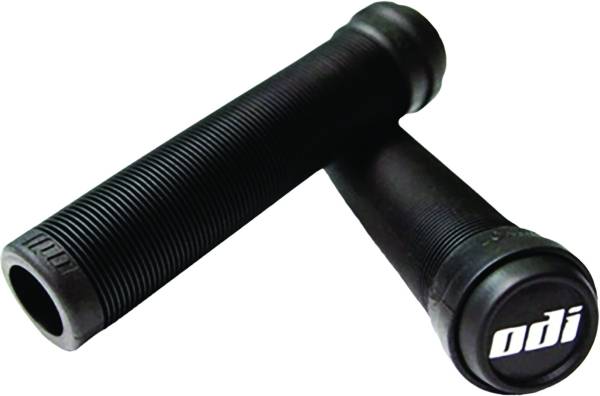 ODI - LOCKNECK FLANGELESS SINGLE PLY GRIPS BLACK 135MM - Image 1