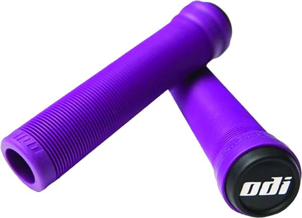 ODI - LOCKNECK FLANGELESS SINGLE PLY GRIPS PURPLE 135MM - Image 1