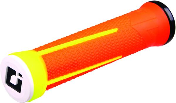 ODI - AG1 LOCK-ON GRIPS (ORANGE/YELLOW) - Image 1