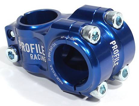 PROFILE - NOVA 31.8 STEM 53MM BLUE - Image 1