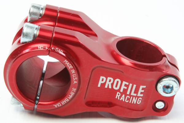 PROFILE - NOVA 31.8 STEM 53MM RED - Image 1