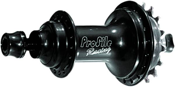 PROFILE - ELITE REAR HUB BLACK 10MM 36H - Image 1