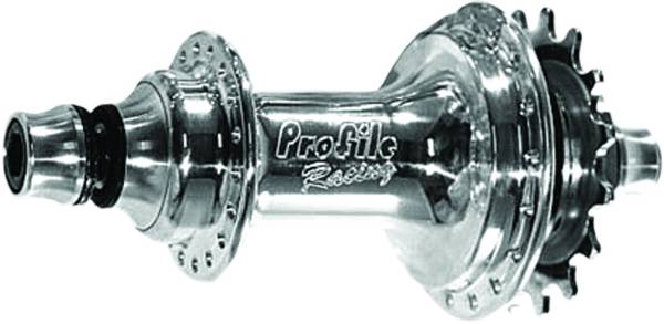 PROFILE - ELITE REAR HUB POLISHED 10MM 36H - Image 1