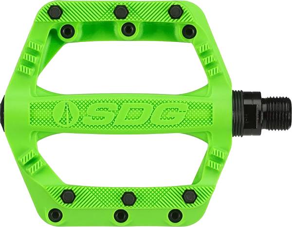 SDG COMPONENTS - SLATER JUNIOR PEDAL GREEN 90X90MM - Image 1