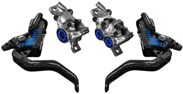 MAGURA - MT TRAIL FRONT/REAR BRAKE SET BLACK/BLUE/CARBON - Image 1