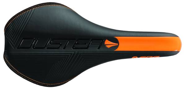 SDG COMPONENTS - DUSTER P SADDLE TI-ALLOY BLACK/ORANGE - Image 1