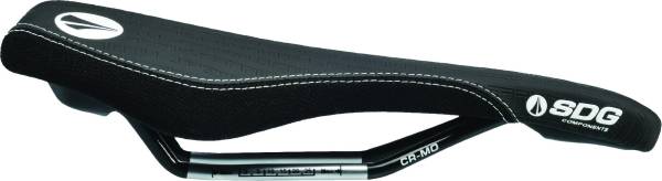 SDG COMPONENTS - FLY MOUNTAIN SADDLE CRO-MO BLACK/WHITE - Image 1