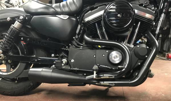 SAWICKI - 2IN1 SPORTSTER CANNON BLACK  `04-17 - Image 1