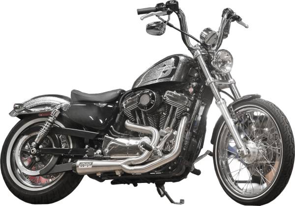 TBR - COMP S 2IN1 EXHAUST SPORTSTER BRUSHED - Image 1