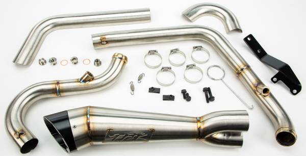 TBR - COMP S 2IN1 EXHAUST DYNA W/TURNOUT BRUSHED - Image 1