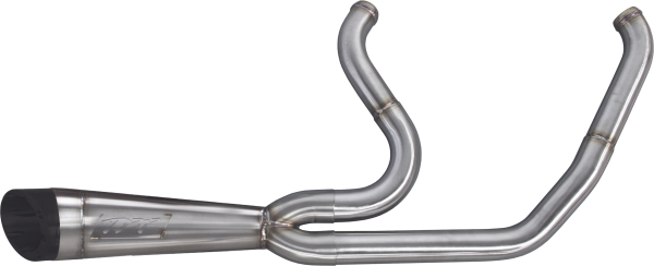 TBR - COMP S 2IN1 EXHAUST TOURING M8 BRUSHED W/TURNOUT - Image 1