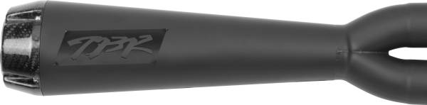 TBR - COMP S 2IN1 EXHAUST FLSB/FLHC BLACK W/CF END CAP - Image 1