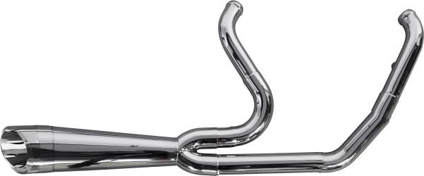 TBR - COMP S 2IN1 EXHAUST SOFTAIL M8 POLISHED W/TURNOUT - Image 1