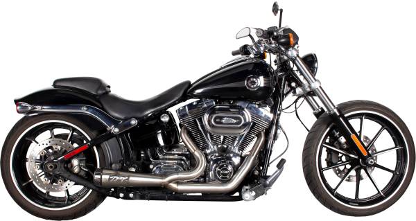 TBR - COMP S 2IN1 CARBON TIP 00-17 SOFTAIL STAINLESS - Image 1