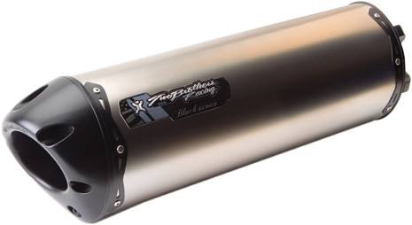 TBR - M-2 BLACK SERIES SLIP-ON EXHAUST SYSTEM (TITANIUM) - Image 1