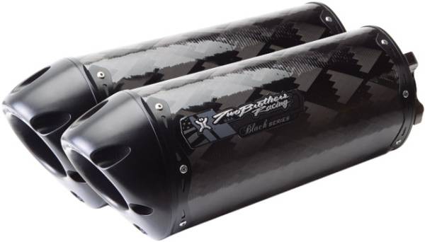 TBR - M-2 BLACK SERIES DUAL SLIP-ON EXHAUST (CARBON FIBER) - Image 1