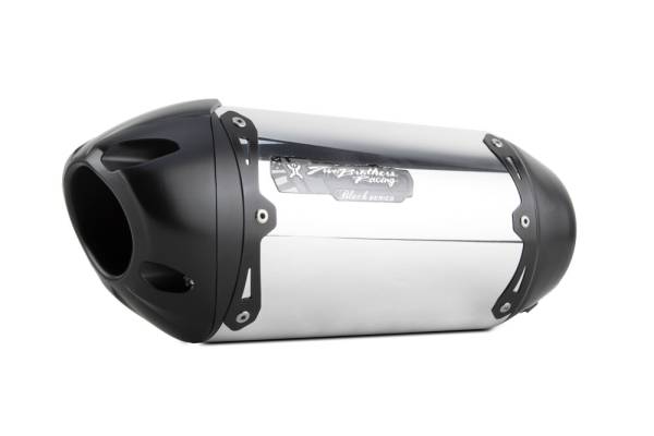 TBR - S1R BLACK SERIES SLIP-ON ALUM CAN-AM - Image 1