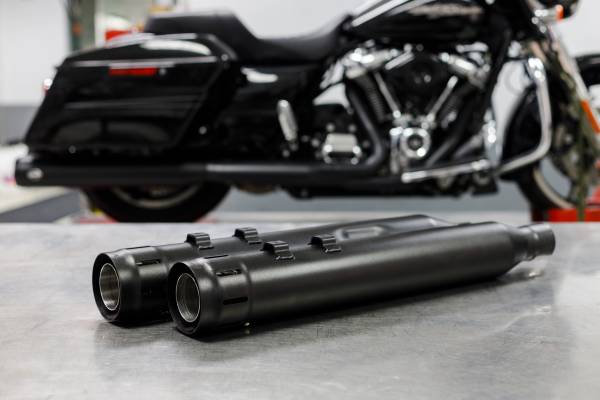 FIREBRAND - LOOSE CANNON MUFFLERS BLACK TOURING `95-16 - Image 1