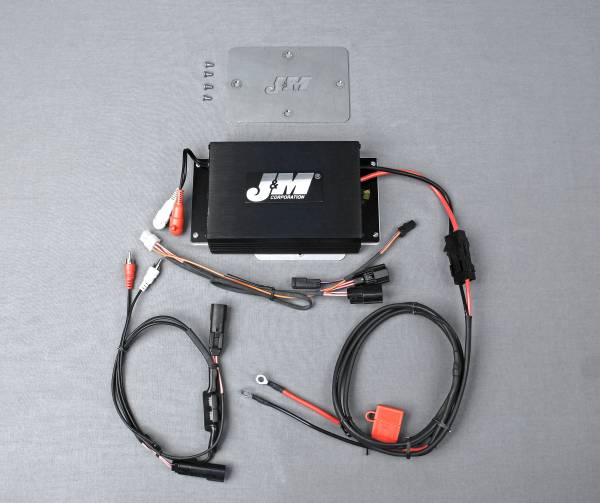 J&M - PERF 180W 2-CH AMP KIT 2015-18 HARLEY ROADGLIDE - Image 1