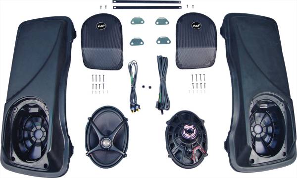 J&M - ROKKER XX SERIES SPEAKER KIT 5X7 SADDLEBAG LID - Image 1